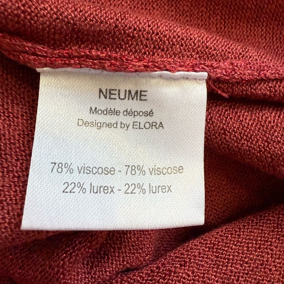 Red Lace-Up Sweater - Picture 7 of 7